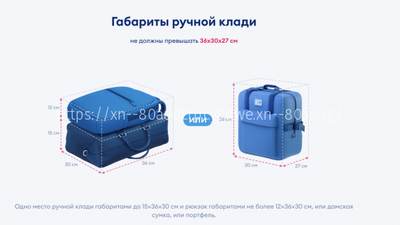 Ручная кладь на рейсах &laquo;Победы&raquo; &ndash; что изменилось